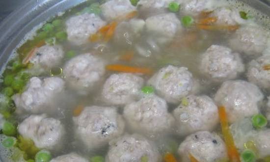 Рецепты грибных супов с фрикадельками