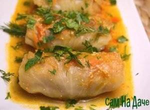 Голубцы с мясом и рисом