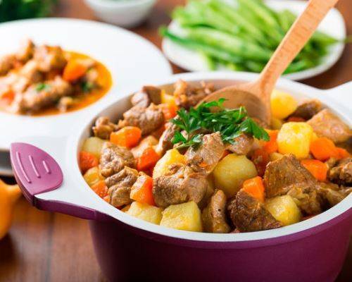 Овощное рагу со свининой в мультиварке с незабываемым вкусом!