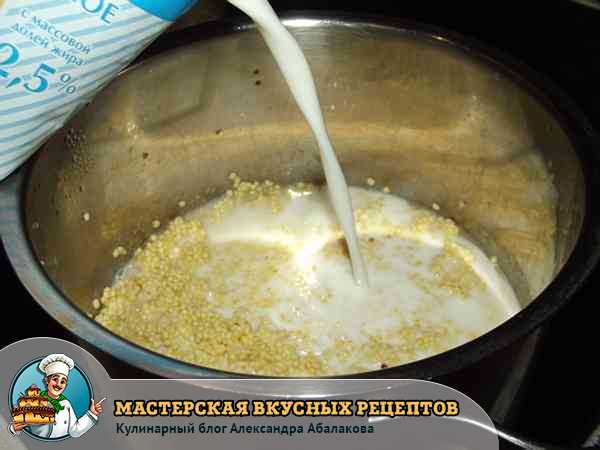 Запеканка из пшенной каши