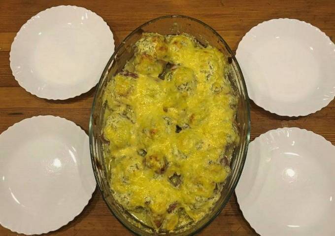Картофель «дофине»: рецепт со сливками и сыром