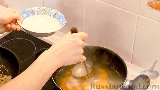 Сливочный суп с курицей
