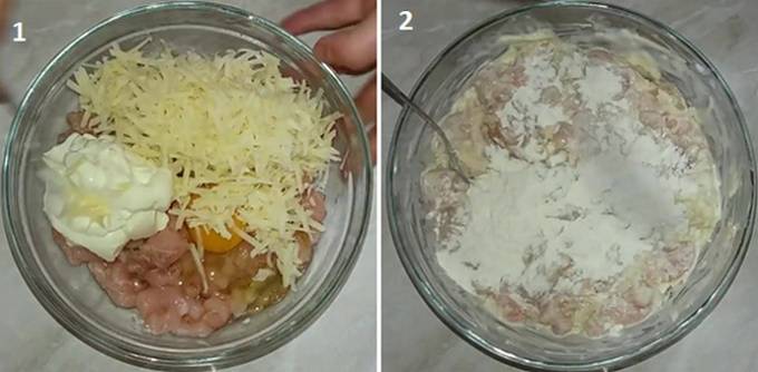 Рубленные куриные котлеты