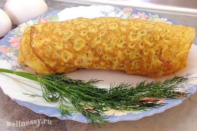 Рулет из омлета