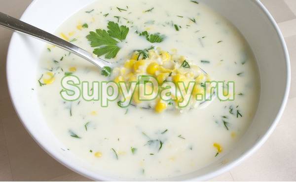 Сливочный суп с курицей