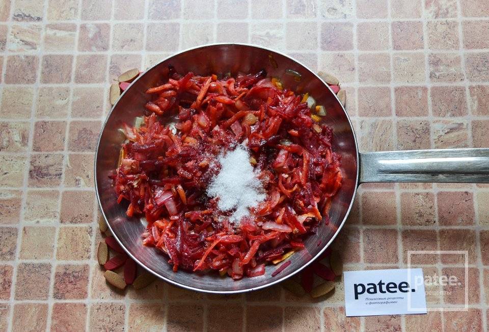 Борщ с фасолью