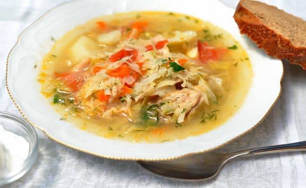 Вкусные щи из свежей капусты