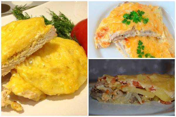 Мясо по-французски из филе куриной грудки: 3 рецепта на выбор