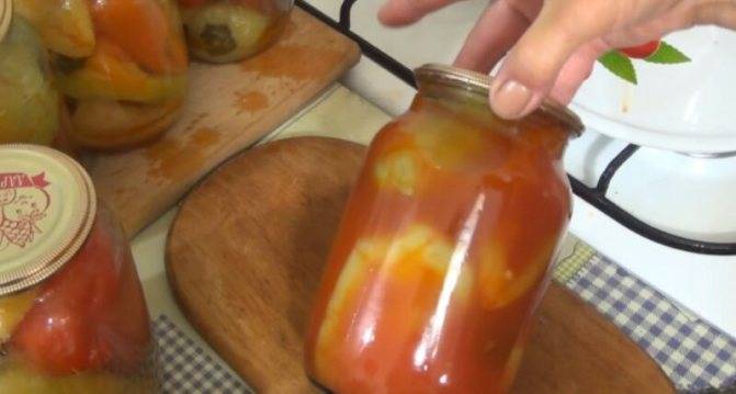 Перец в томатном соусе