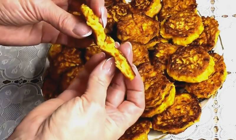 Драники из тыквы
