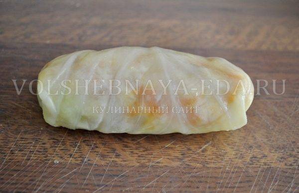 Голубцы из свежей капусты и куриного фарша