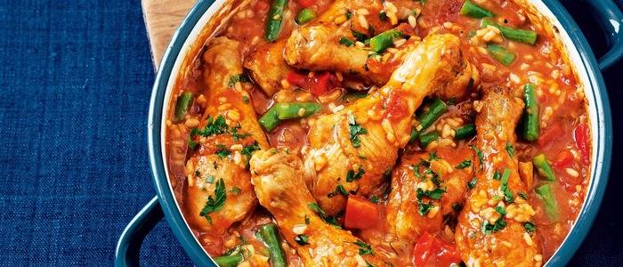 Курица с картошкой в духовке