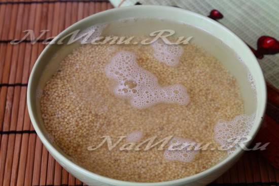 Запеканка из пшенной каши