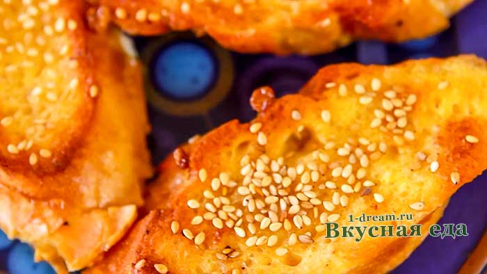 Гренки с чесноком