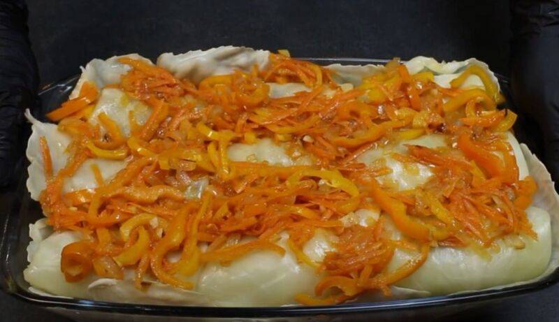 Голубцы с мясом и рисом