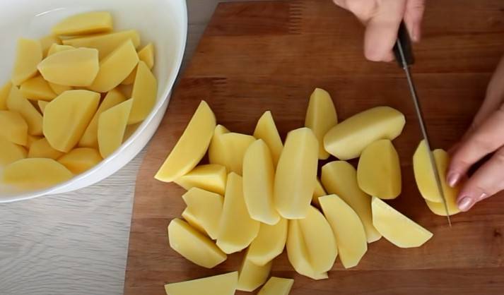 Курица с картошкой в духовке