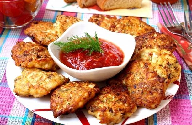 Рубленные куриные котлеты