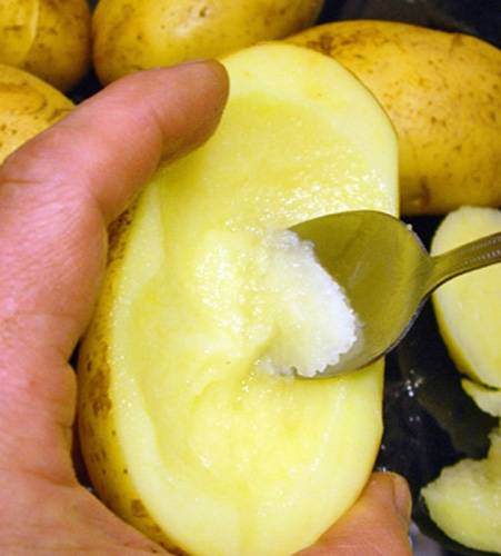 Жульен в картошке с грибами и сыром