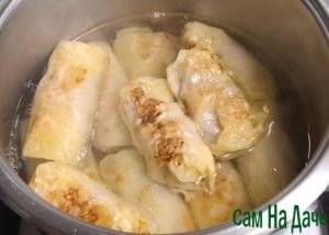 Голубцы с мясом и рисом