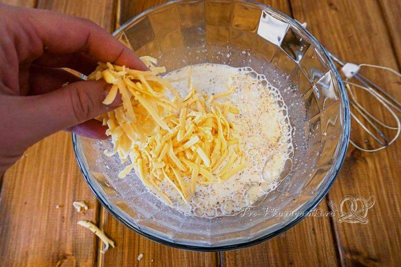 Киш с курицей, грибами и брокколи