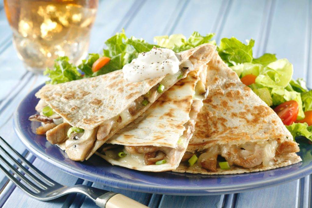 Рецепт кесадильи с фото. кесадилья с курицей
