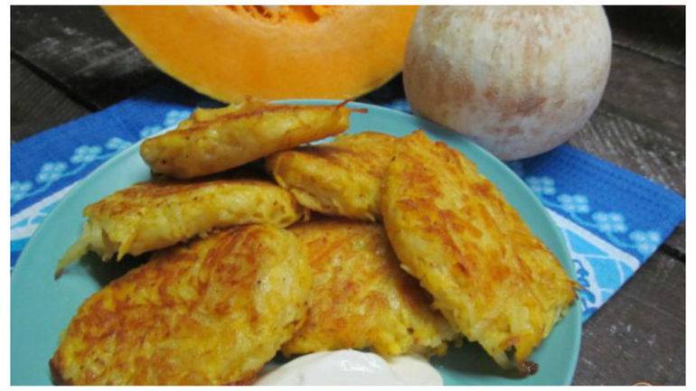 Драники из тыквы