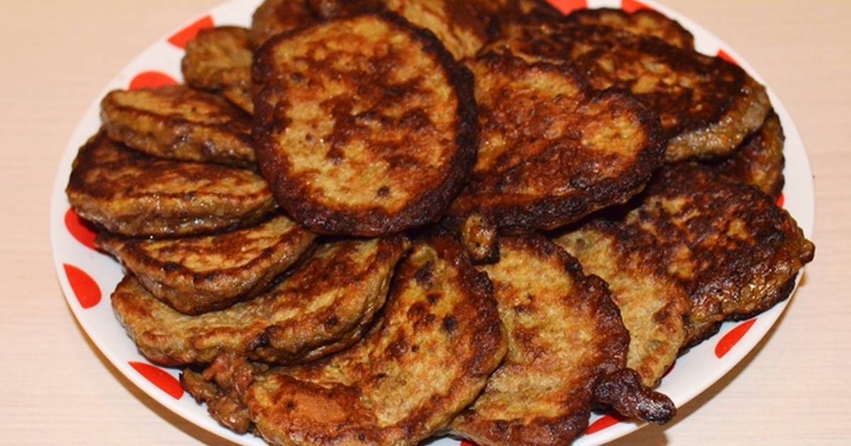 Оладьи из куриной печени — 8 пошаговых рецептов
