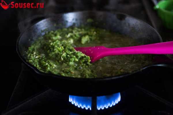 Паста с соусом песто из брокколи
