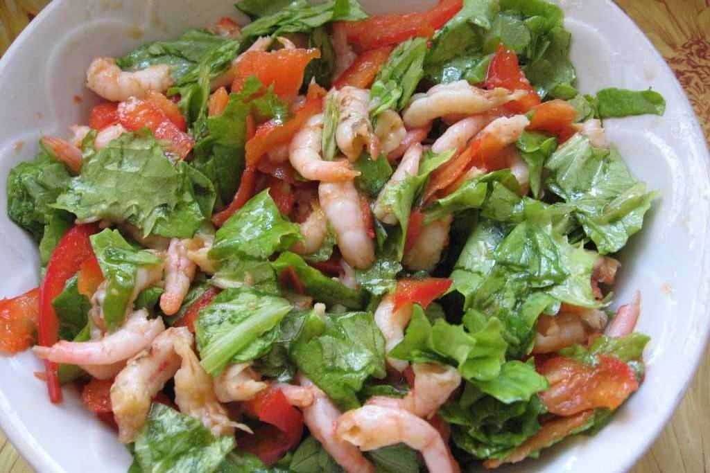 Салат из морепродуктов