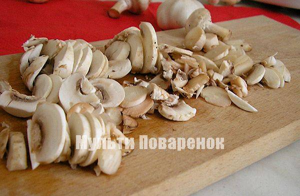Картофельная запеканка с грибами в духовке