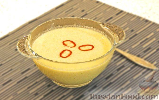 Сливочный суп с курицей