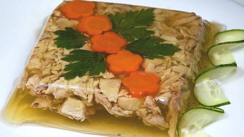 Холодец из свинины на праздничный стол