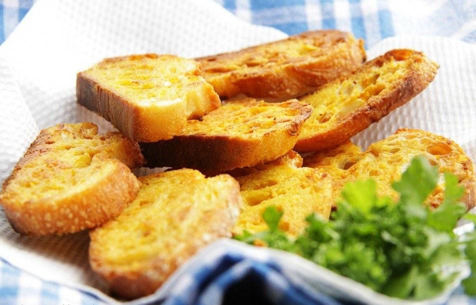 Гренки из белого хлеба: как сделать вкусными