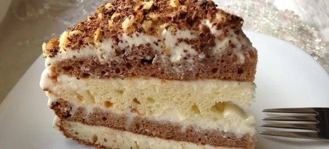 Банановый крем для торта