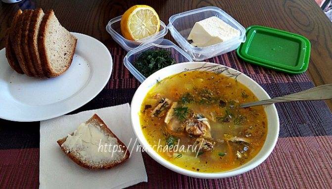 Рыбный суп из сайры - классический рецепт с пошаговыми фото