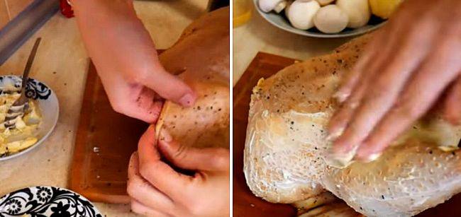 Курица с картошкой в духовке
