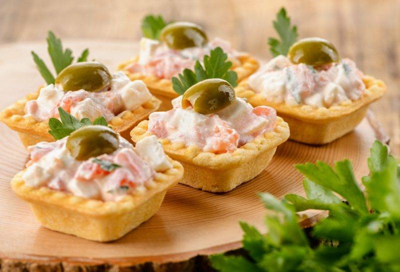 Очень вкусные и красивые холодные закуски на праздничный стол