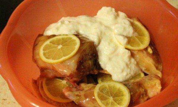 Курица кусочками в духовке