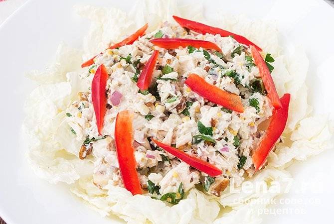 Салат из пекинской капусты