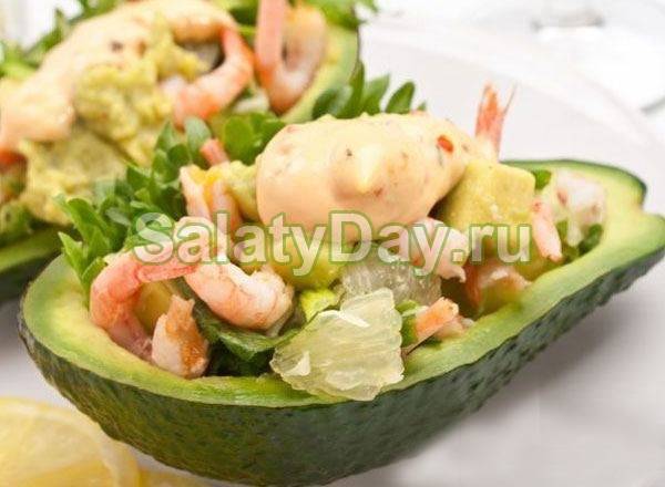 Вкуснейшие салаты с креветками и ананасом
