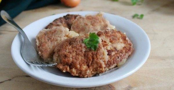 Котлеты из рыбных консервов