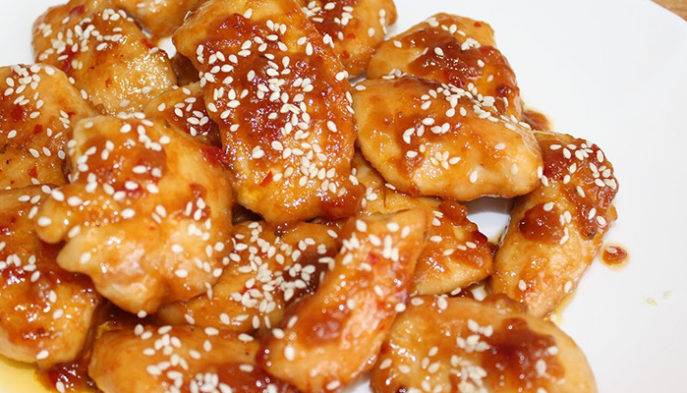 Курица запеченная с апельсинами в духовке