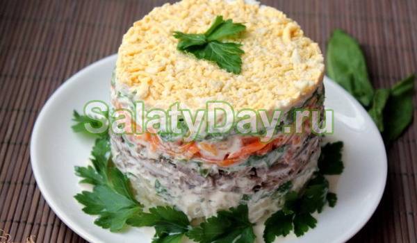 Вкусные слоеные салаты к празднику и на каждый день