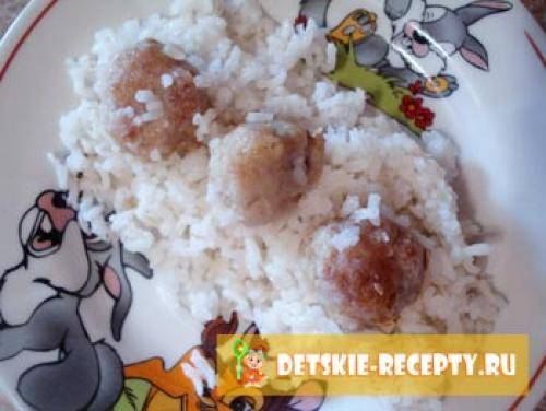 Фрикадельки с рисом рецепт