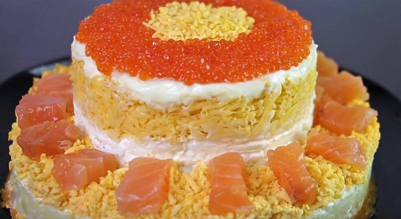 Царский салат с семгой: очень вкусные рецепты