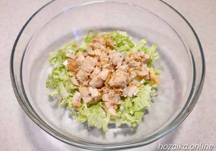 Салат из пекинской капусты