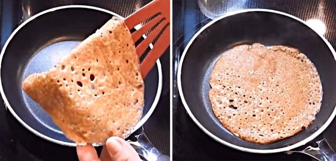 Пошаговый рецепт приготовления овсяных блинов с фото