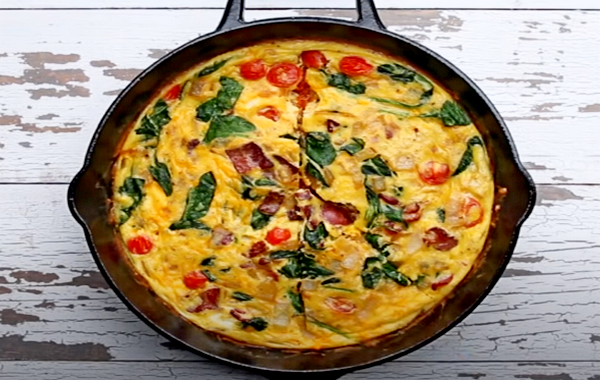 20 рецептов вкусных омлетов с помидорами и молоком на сковороде