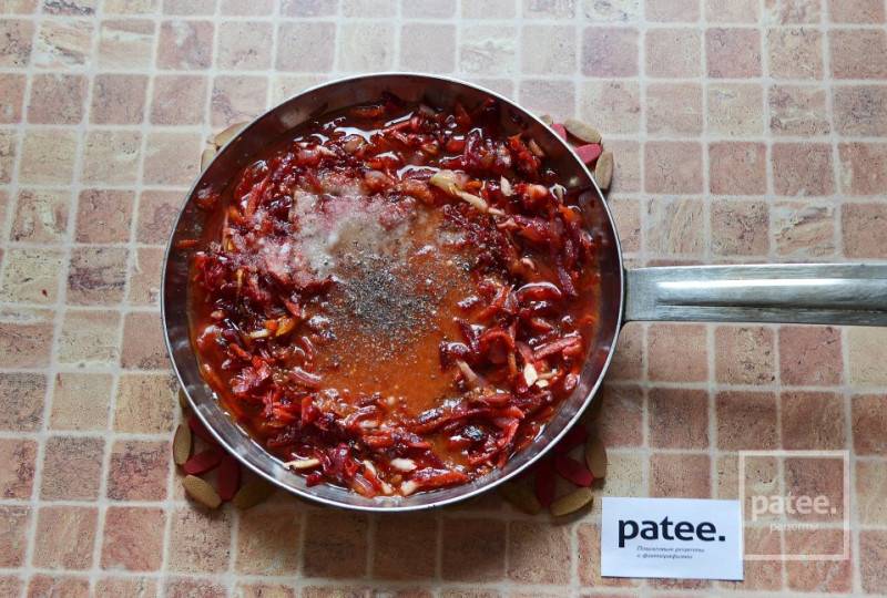 Борщ с фасолью