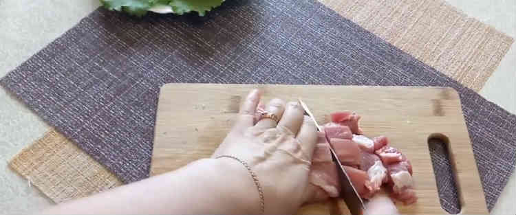 Рецепт вкусной свинины с овощами в мультиварке